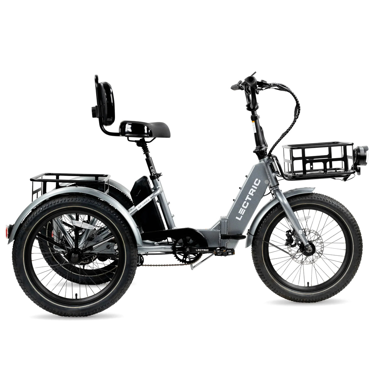 Lectric XP Trike | Adult Folding 3 Wheel Electric Tricycle | Best Affordable Fully Assembled Lightweight Class 2 Motorized eTrike | Great for Seniors